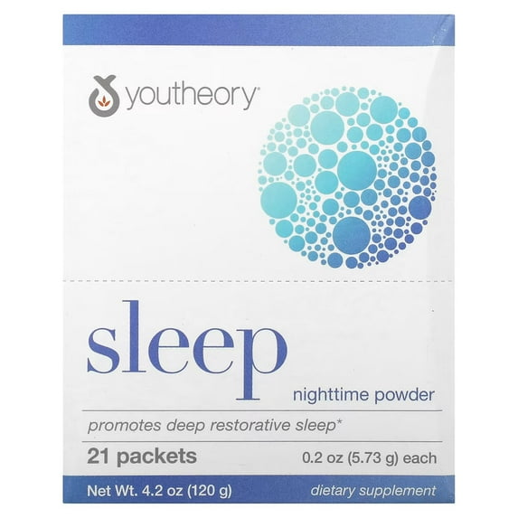 youtheory Sleep Nighttime Powder 21 Packs