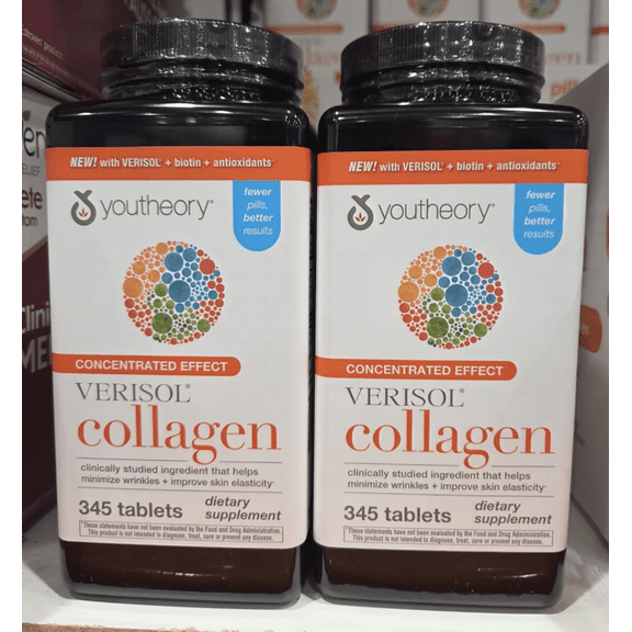 Youthory Verisol Collagen Concentrated Effect 345 Tablets (2 Bottles)