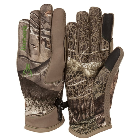 Youths Hiddn Camo Fleece Lined Glove Medium