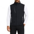 thumbnail image 1 of Youthup Men's Quilted Vest with Stand Collar - Wind-Resistant Thickened Sleeveless Jacket for Business Casual & Commuting, 1 of 14