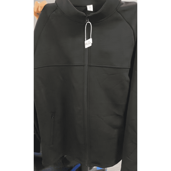 Youthup Men's Solid Color Relaxed Fit Stand Collar Fleece Lined Jacket - Casual Long Sleeve Outerwear for Fall/Winter