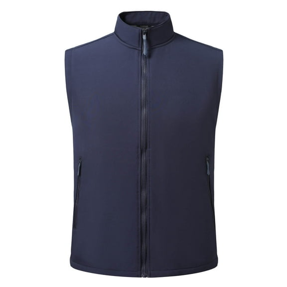 Youthup Men's Sporty Solid Color Vest, Water-Resistant Warm Windproof Fall Winter Vest for Hiking Camping Travel