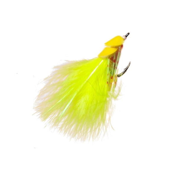 Youthyao 1/3pcs Steel Jigs Hook Foam Head Streamers Fly Fishing Fly for Saltwater Floating Lure Baits Fishing Accessories