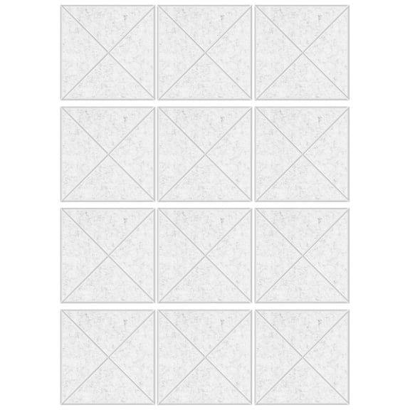 Youthyao 12 Pack Square Foam Panels Polyester Polyester Soundproof Wall Panels Square Wall Tiles Perfect for Living Room Studios