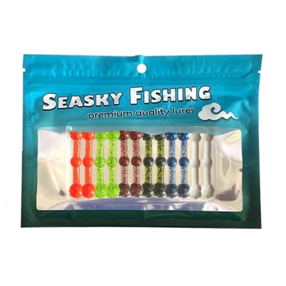 Youthyao 12Pieces Soft Silicone Fishing Lure Worm Baits Jigging Fishing Lures Artificial Swimbaits for Saltwater Fishing