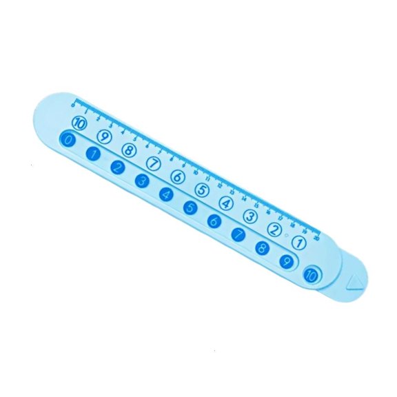 Youthyao 20cm Math Ruler with Addition Subtraction Scale for Technical Drafting, Engineering, Architectural Sketching