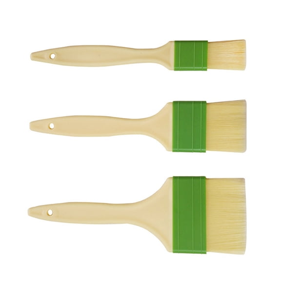 Youthyao 3 PCS Pastry Brush Slip Handle Brush Cake Decorating Brush Essential Baking Tool Set Suitable for Cooking and Baking