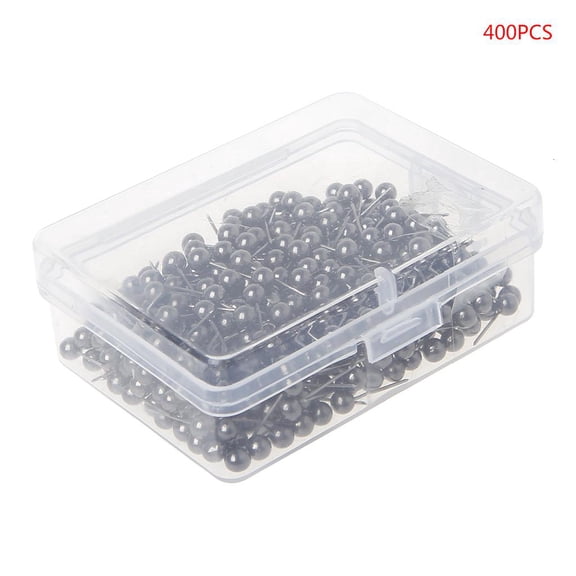Youthyao 400pcs Round for Head Steel Point Push Pins Map Thumb Tacks Pin S