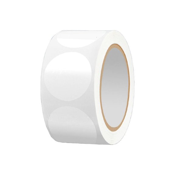 Youthyao 500Counts Round Seal Sticker Self-Adhesive Wrapping Label Clear PVC Wrapping Sticker for Envelope Invitation Packaging