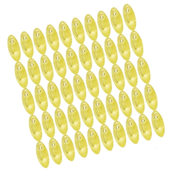 Youthyao 50Pcs Metal Fishing Lures, Fishing Sequins Lures Baits Fishing Spoons Lures Fishing Lures Making Spoons Fishing Lures