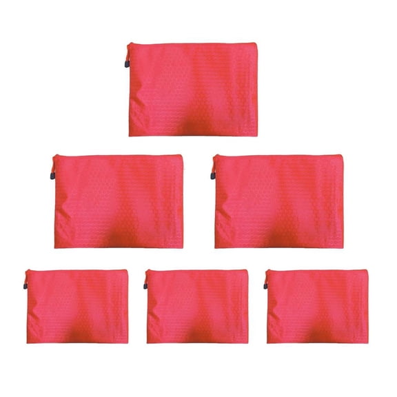 Youthyao 6Pcs File Wallet Bag Water Oxford Money Bag File Folder Zippered Document Organizers Travel Storage Pouches