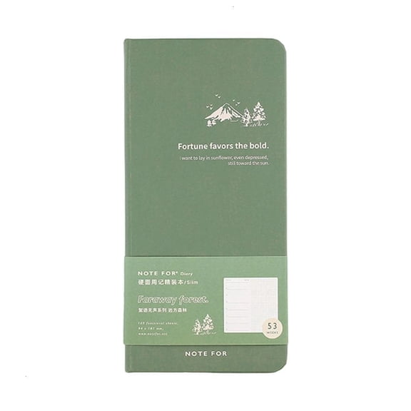 Youthyao Artistic Cover Weekly Planner Notebook for Creative Individuals Using Recycled Paper Materials and Flexible Planning