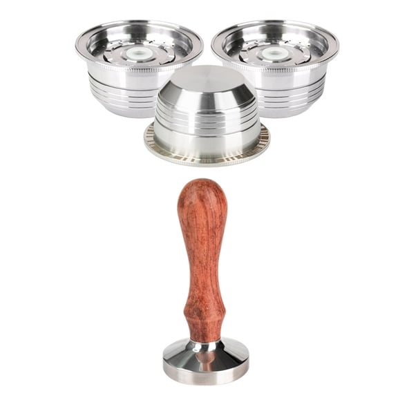 Youthyao Coffee Pods High Temperature She11Tamping Tool Coffee Powder Container Stainless Steel Texture for Espresso