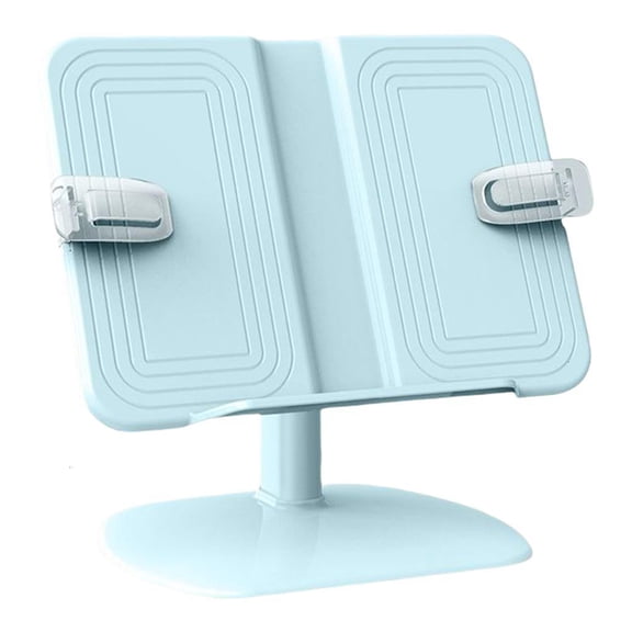 Youthyao Desk Book Read Stand Foldable Reading Book Holders Adjustable Cookbook Document Holders Desktop Bookstand with Page Clip