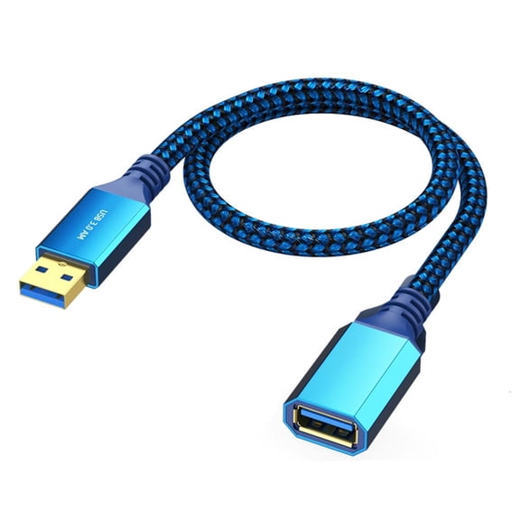 Youthyao Flexible USB3.0 Male to Female Extender Cable For Data Sync And Charging for Printers, Hard Drives, Coolers
