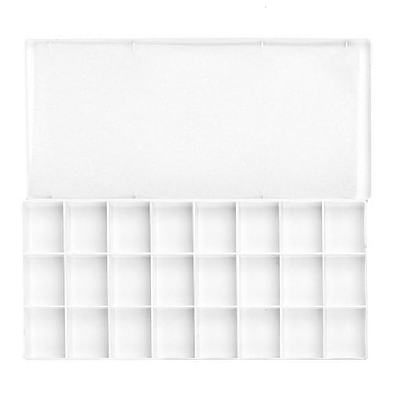 Youthyao Leakproof Watercolour Paint Box with Lid 24 Well 36 Well Watercolor Paint Tray Paint Case For Acrylics Gouaches Oil