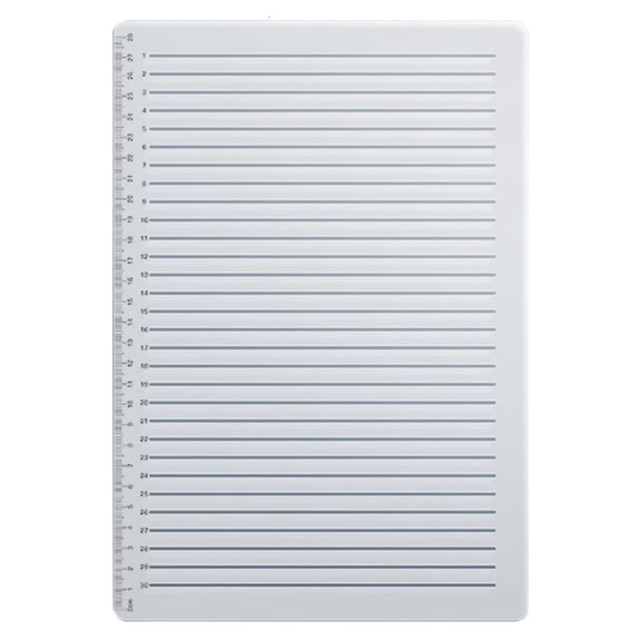 Youthyao Line Stencil Template for Journaling 27/30/33 Line College Ruled Spacing Writing Guide Stencil Templates Set