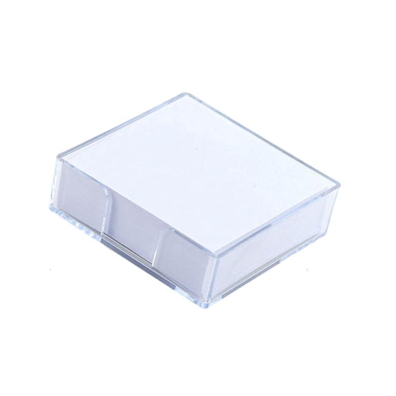 Youthyao Modern Memo Paper Organizers Clear Storage Case With 200 Sheets Multicolor Sticky Notes Set For Desk Organization