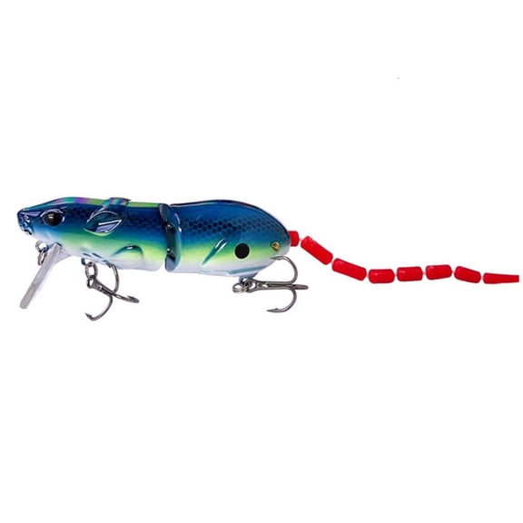 Youthyao Mouse Lures With Flexible Joint For Far Distance Casting Targeting Perch In Freshwater Floating Baits