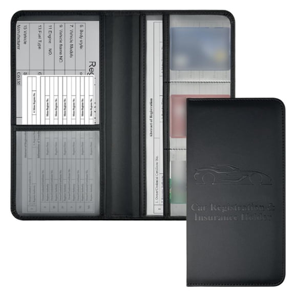 Youthyao PU1eatherAuto Title Protector Vehicle Paper Organiser Car Document Folder Light Weight Vehicle File Storage Case