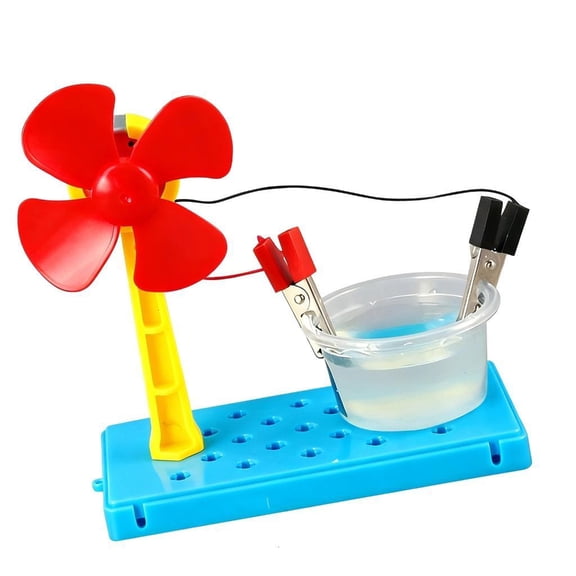 Youthyao Physics Teaching Tool Saltwater Power Science Experiment Fan Set for Classroom Demonstrations and Home Science Projects