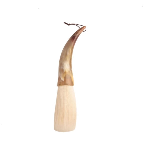 Youthyao Practical Chinese Writing Brush Pen Curved Horn Penholder Chinese Brush Pen Bear Hair Brush for Beginners