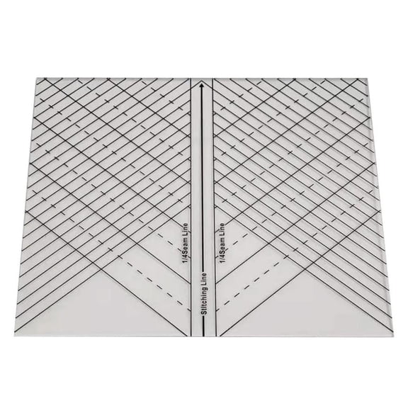 Youthyao Professional Tailor Sewing Straight Ruler 9.5x7.5 Inches Quilting Tool Home Clothes Shop Sewing Accessories