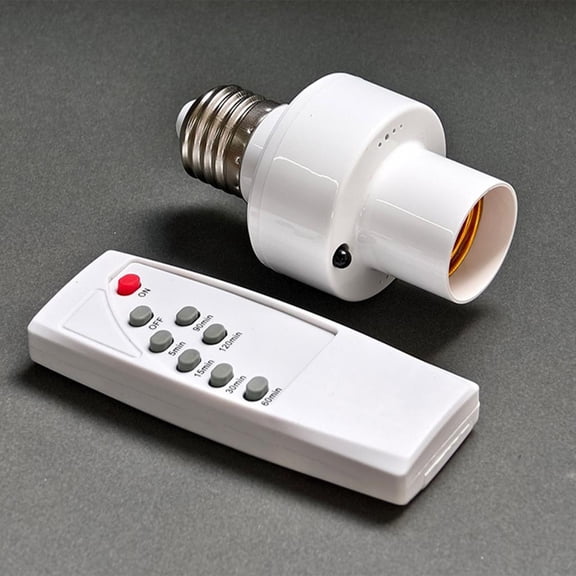 Youthyao Remote Control Light SocketW1re1essLight Bulbs Socket Switches Kit with TimerW1re1essLight Bulbs Socket Switches with Timer Remote Control Light Socket