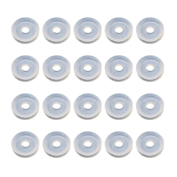 Youthyao Set of 20 Silicone Float Valves Seal RingsBa11Valves Seal Rings Convenient Float Valves Gasket for Various Models