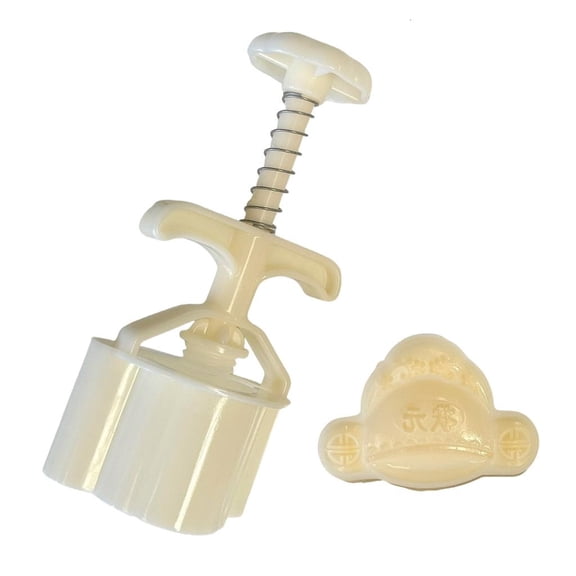 Youthyao Small Hat Rabbits Dessert MidAutumn Festival Dessert Maker Cookie Stamps Hand Pressure Dessert Bakings Tool
