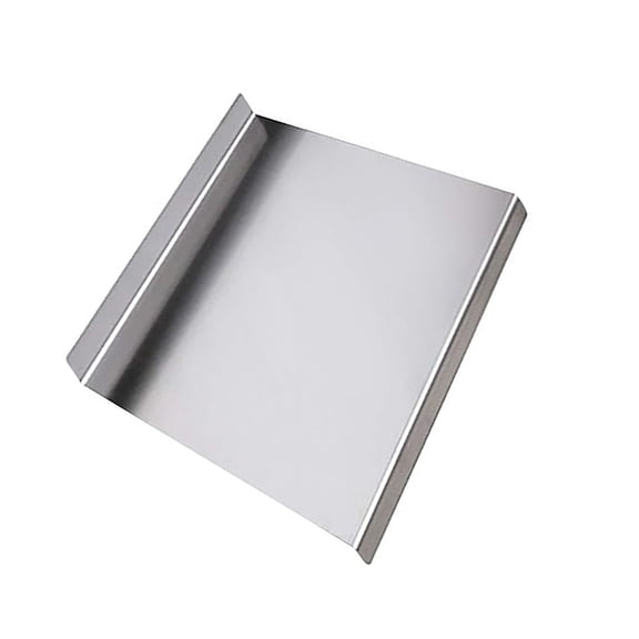 Youthyao Stainless Steel Baking Board With Curved Borders Prevents Spills Perfect For Rolling Dough And Cutting Vegetables