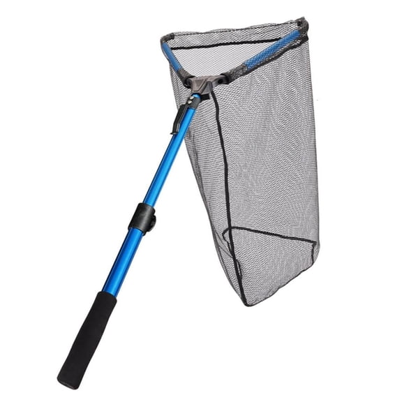 Youthyao Triangular Fishing Net Large Capacity Extendable Handle Waterproofed Meshes for Fly Fishing