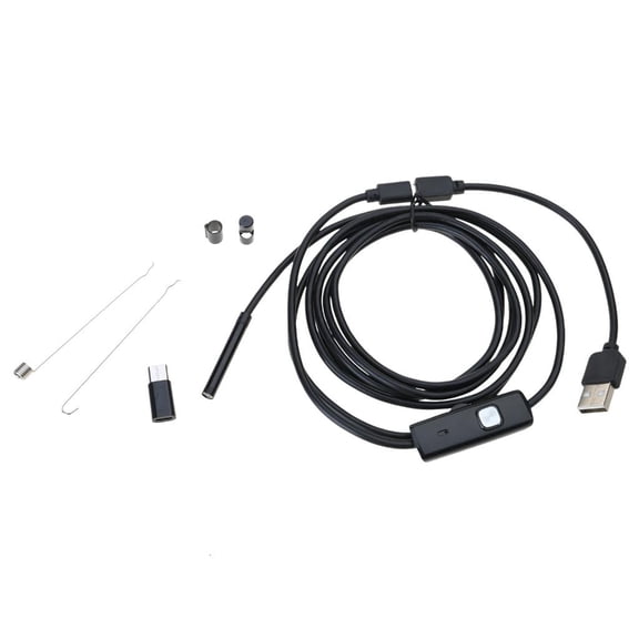 Youthyao USB Endoscope for Phone 5.5mm Borescope Inspection Snake Camera Waterproof Endoscope Camera with LED Light Cable