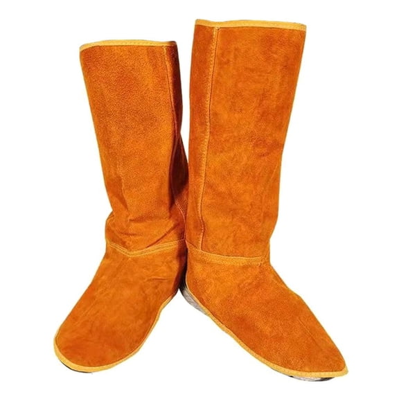 Youthyao Welding Spats Shoes Cover 15inch Welder Working Tool Protection Feet Cover Welder Working Safety Shoes Protectors Gaiter