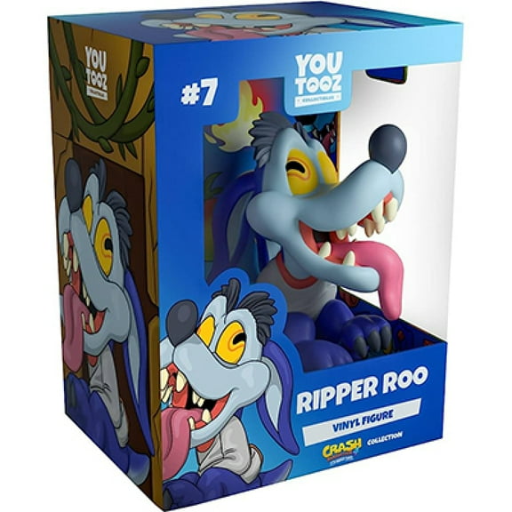 Youtooz Crash Bandicoot Ripper Roo Collectible Vinyl Figure, 3.6-Inch Crazy Character Toy for Fans & Collectors