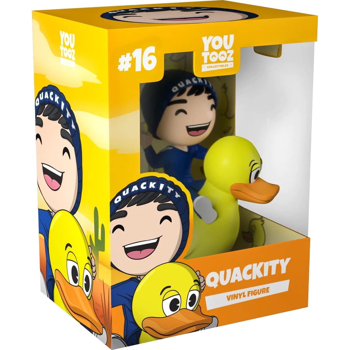 You Tooz Collectibles, Quackity Vinyl Figure, 4.9 Inch, Ages 15+