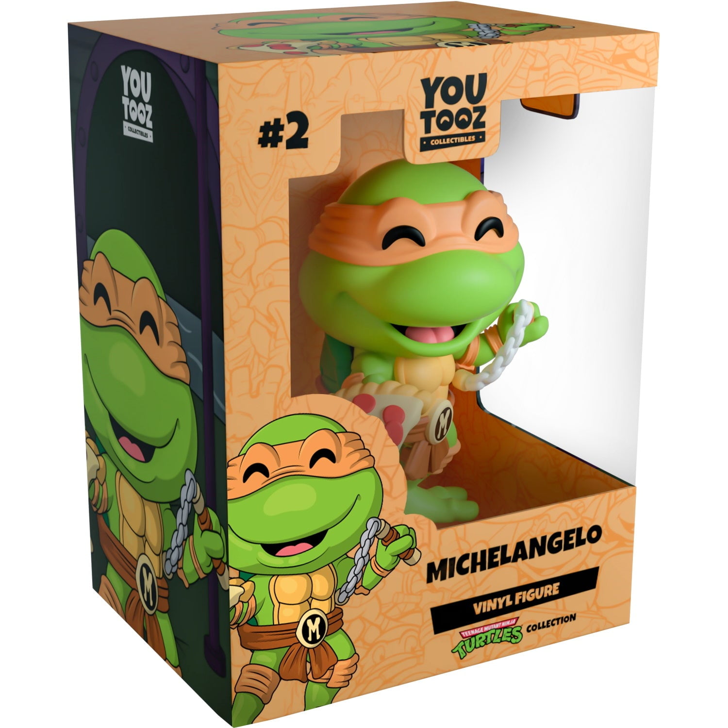 Michelangelo Youtooz Collectibles The Teenage Mutant Ninja Turtles - 4.2" Vinyl Figure #2 with Box