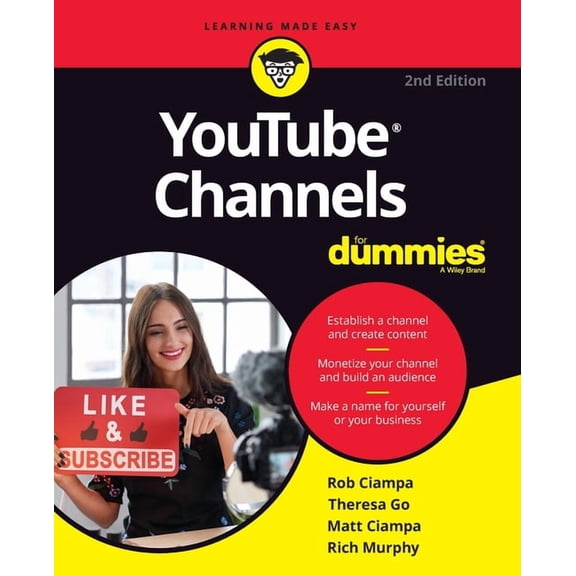 Pre-Owned Youtube Channels for Dummies, (Paperback)