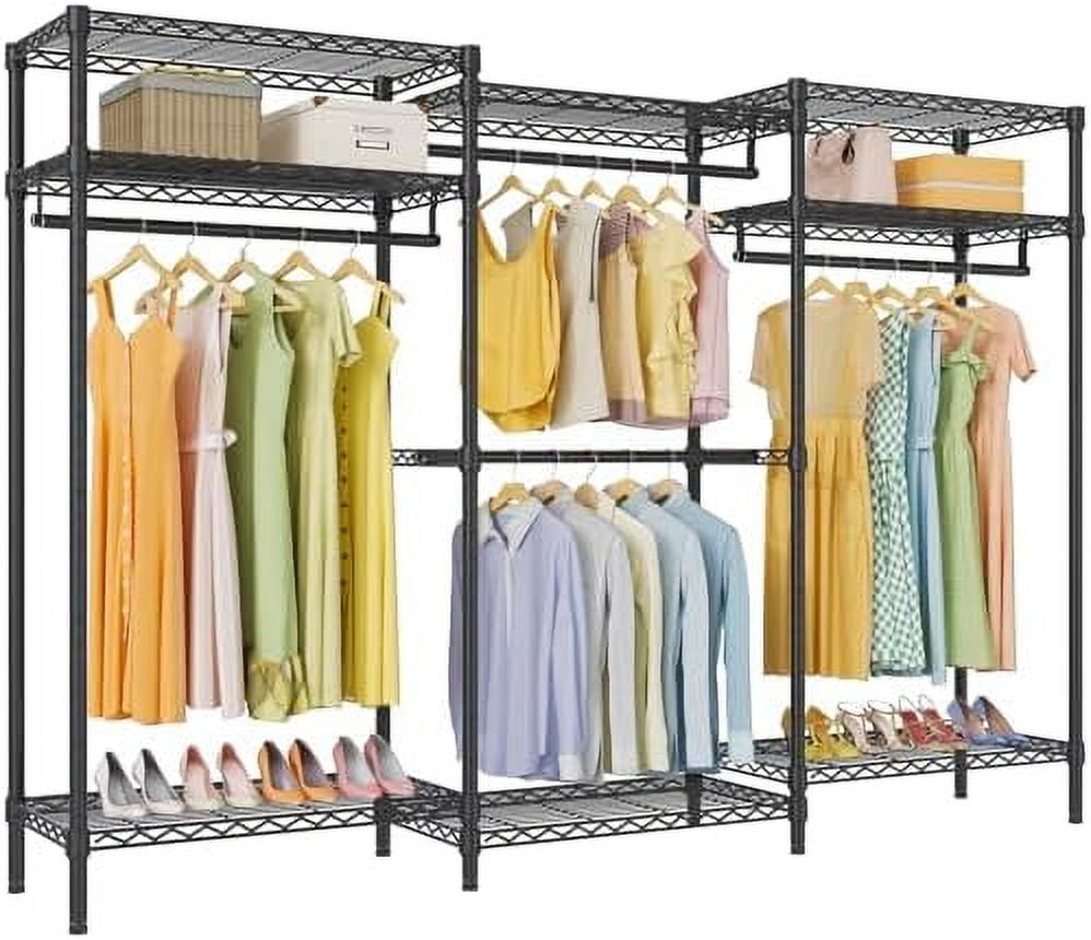Youtuboomlife V5i Garment Rack Bedroom Armoires Freestanding Closet ...