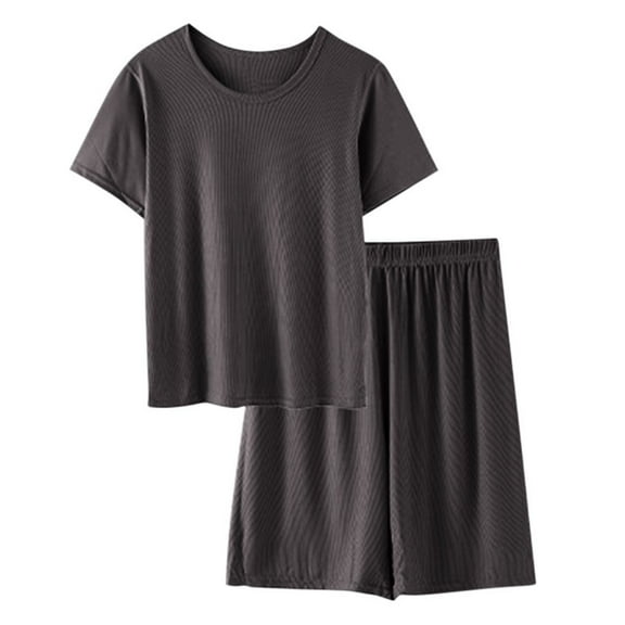Youyipin 2 Piece Sets For Women Summer 2025 Travel Outfits Casual Short Sleeve Oversized Tshirts Tops Biker Shorts Lounge Sets For Women