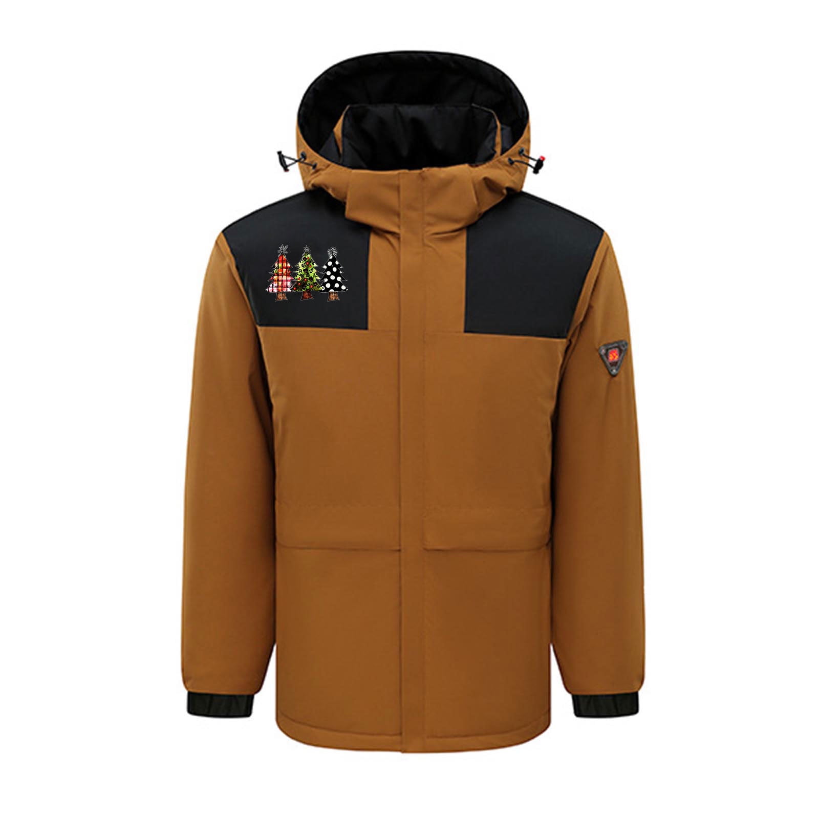 Youyipin Heated Jacket for Men and Women Winter Coat 4 Heating Zones