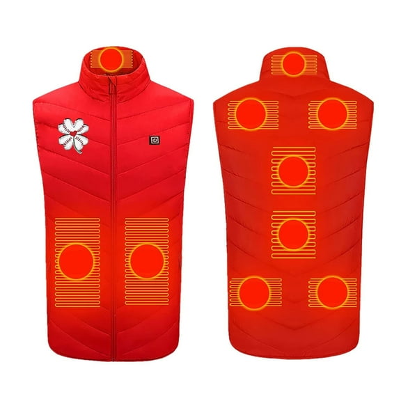 Youyipin Men's And Women's Winter Printed Nine Zone Three Speed Temperature Controlled Electric Vest Heating Suit Heating Vest Jacket