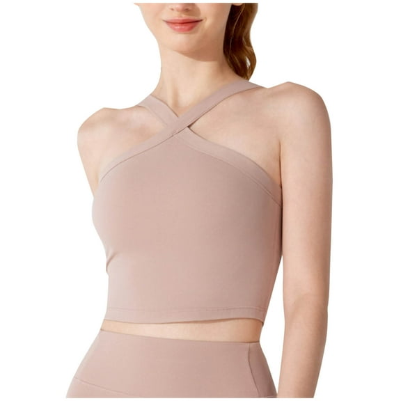 Youyipin Women'S Tops Spring Fashion Sexy Tops For Women Shirts Solid Crisscross Crop Cami Shirts Going Out Tops For Women