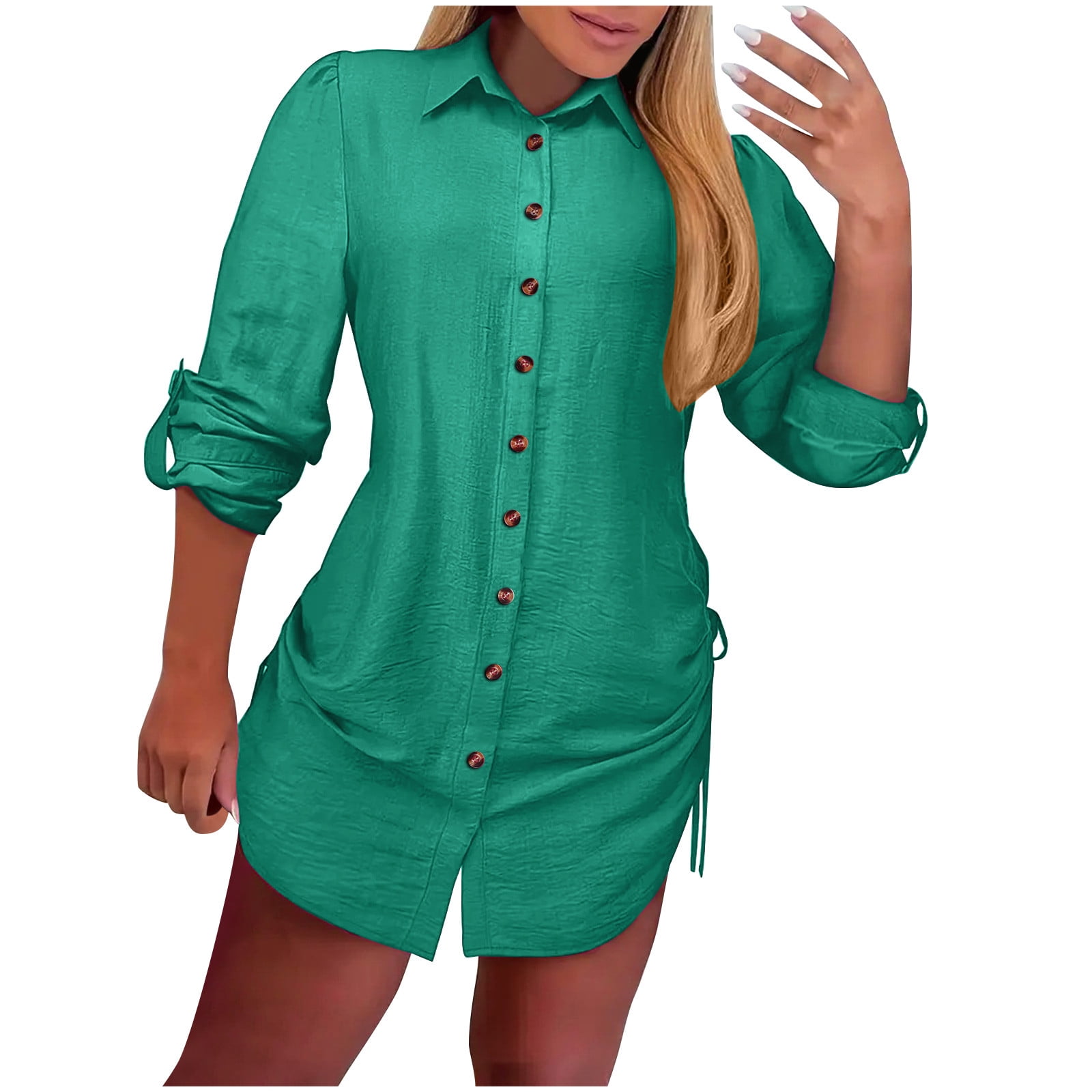 cream mini dress with sleeves Deia Mini Dress