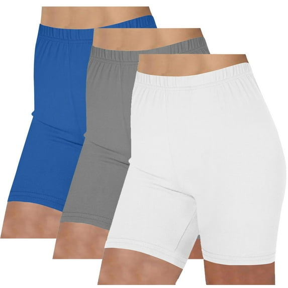 Youyipin Womens Shorts High Waisted Boardshorts Elastic Boy Shorts Biker Athletic Bikini Bottoms Workout Shorts For Women