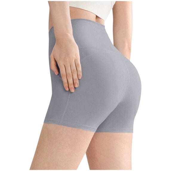 Youyipin Womens Shorts High Waisted Volleyball Yoga Shorts Biker Workout Shorts For Women