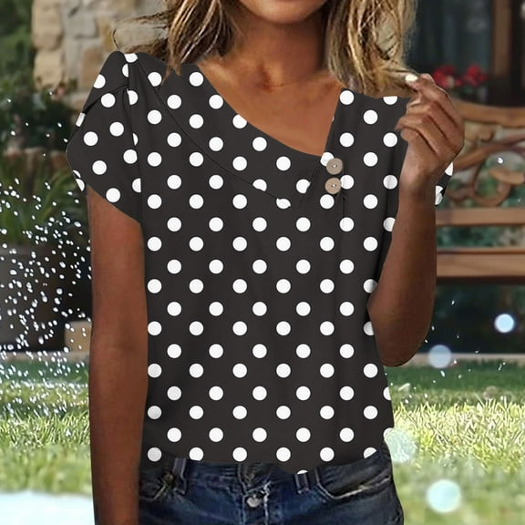 Youyipin Womens Summer Tops 2025 Cap Sleeve Trendy Tank Tops Irregular Neck Loose Fit Shirts graphic tees for women