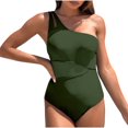 thumbnail image 1 of Youyipin Womens Swimsuits One Piece Swimsuit One Shoulder Bathing Suit For Women Slimming Sexy Mesh Sheer Swimwear, 1 of 6