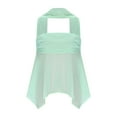 thumbnail image 1 of Youyipin Womens Tank Tops Tummy Control Modest Flowy Mesh Solid Color Halter Tops For Women, 1 of 4