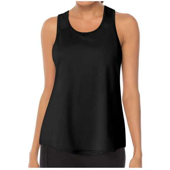 Youyipin Womens Tank Tops Women's Sleeveless Workout Tops Lightweight Tennis Yoga Gym Athletic Solid Color Running Shirts Racerback Tank Top For Women